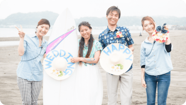 ロケーションを最大限に活かしたフォトウェディング